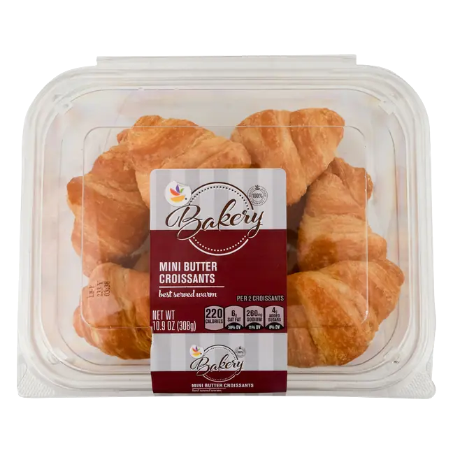 Bakery Mini Butter Croissants - 11 ct