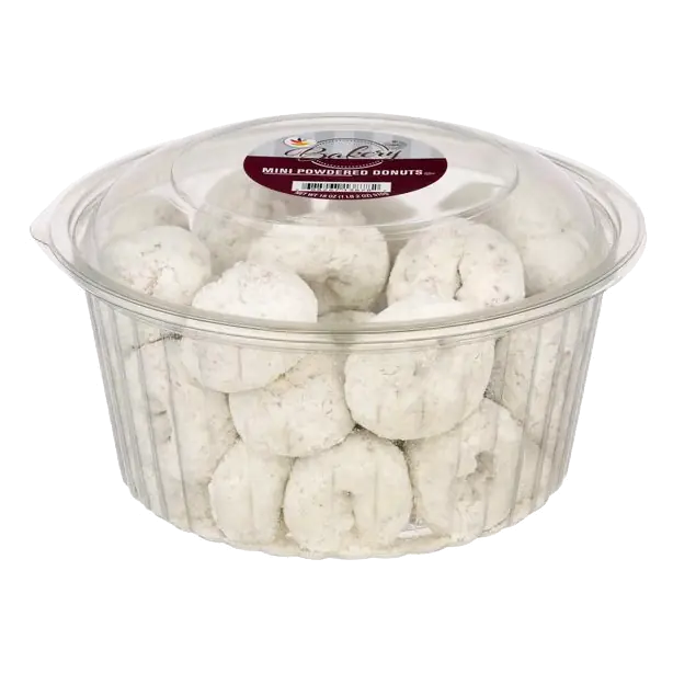 Bakery Mini Powdered Sugar Donuts