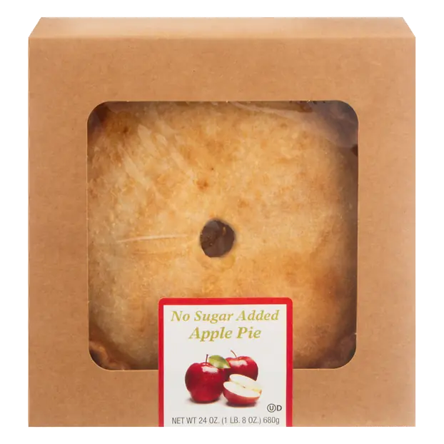 Bakery No Sugar Added Apple Pie 8 Inch