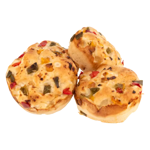 Bakery Pepper Focaccia Rolls - 4 ct