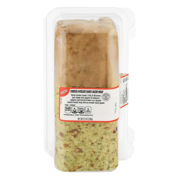 Chicken Avocado Ranch Bacon Wrap