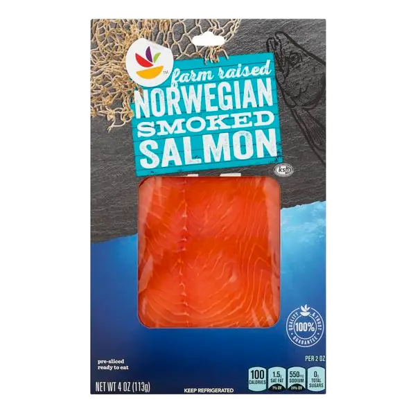Farm Raised Norwegian Smoked Salmon Pre-Sliced