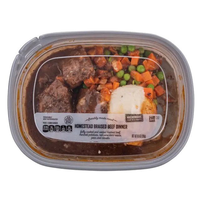Freshly Made Meal Homestead Braised Beef Dinner