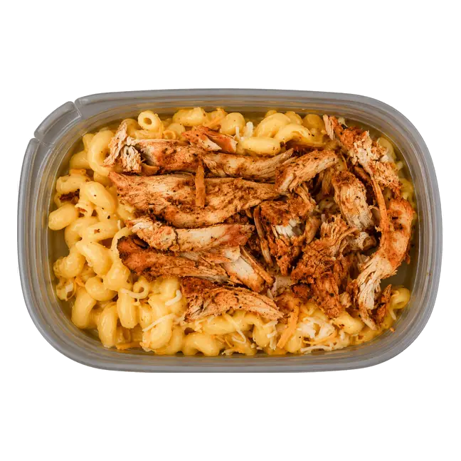 Freshly Made Meal Mac & Cheese with Blackened Chicken