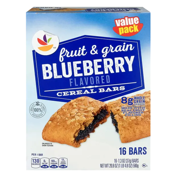 Fruit & Grain Blueberry Cereal Bars - 16 ct