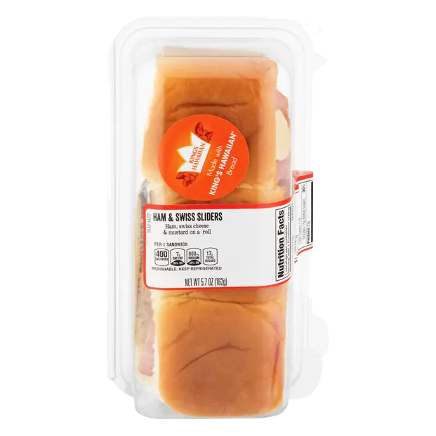 Ham & Swiss Sliders - 3 ct