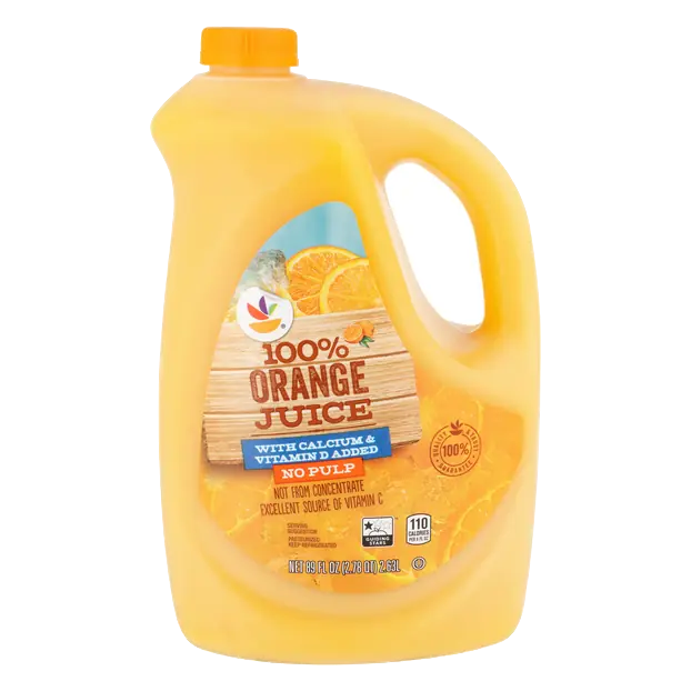No Pulp Calcium & Vitamin D 100% Orange Juice