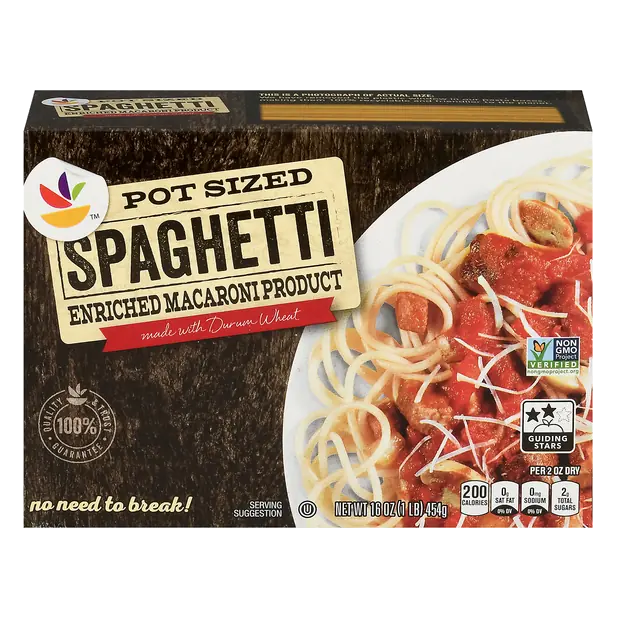 Pot-Sized Spaghetti Pasta
