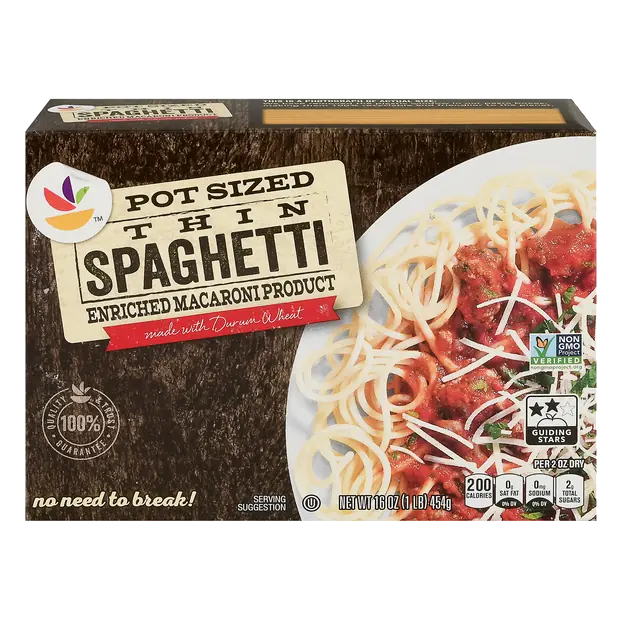 Pot-Sized Thin Spaghetti Pasta