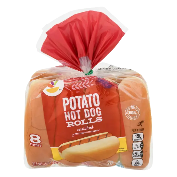 Potato Hot Dog Rolls - 8 ct