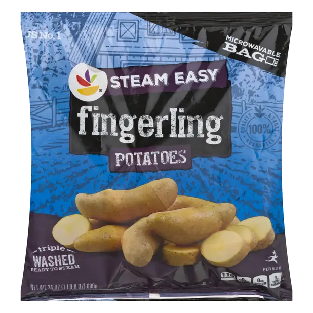 Steam Easy Fingerling Potatoes Microwavable Bag