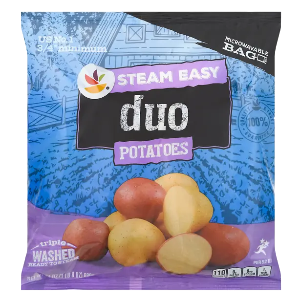 Steam Easy Potatoes Duo Microwave Ready Bag