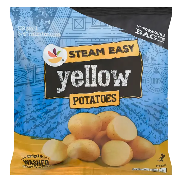 Steam Easy Yellow Potatoes Microwavable Bag