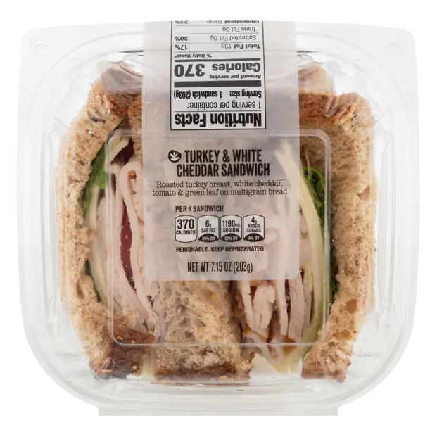 Turkey & White Cheddar Sandwich