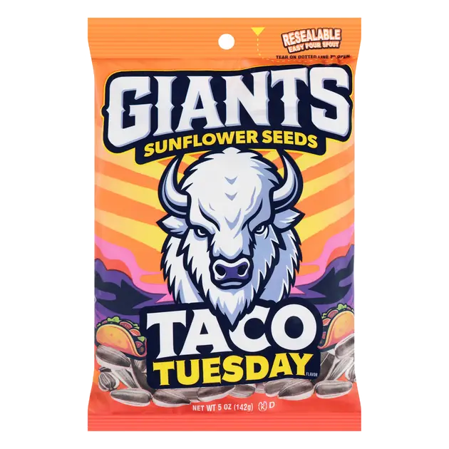 Giants Taco Tuesday Flavor Sunflower Seeds 5 oz