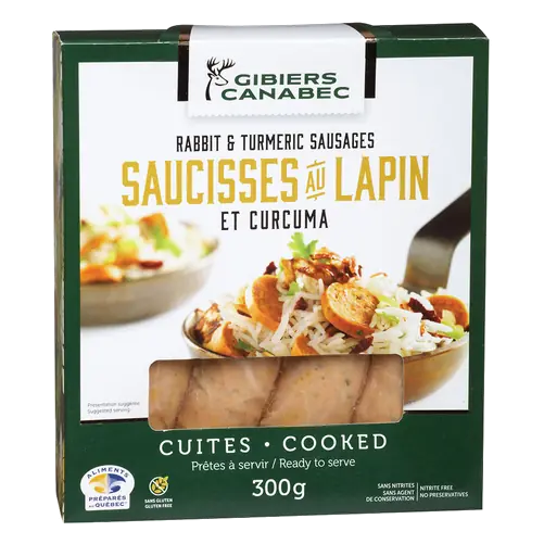 Sausages Rabbit & Tumeric 300 g