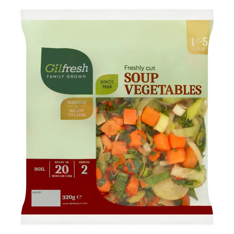Gilfresh Freshly Cut Soup Vegetables 320g