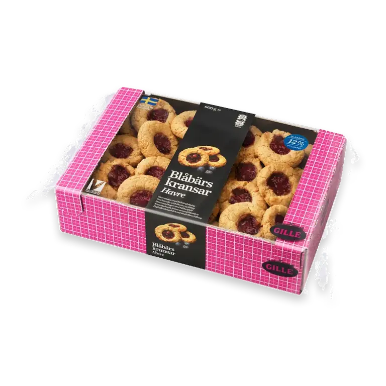 Blåbärskransar Havre 600g