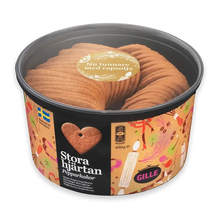 Stora hjärtan Pepparkakor 450g