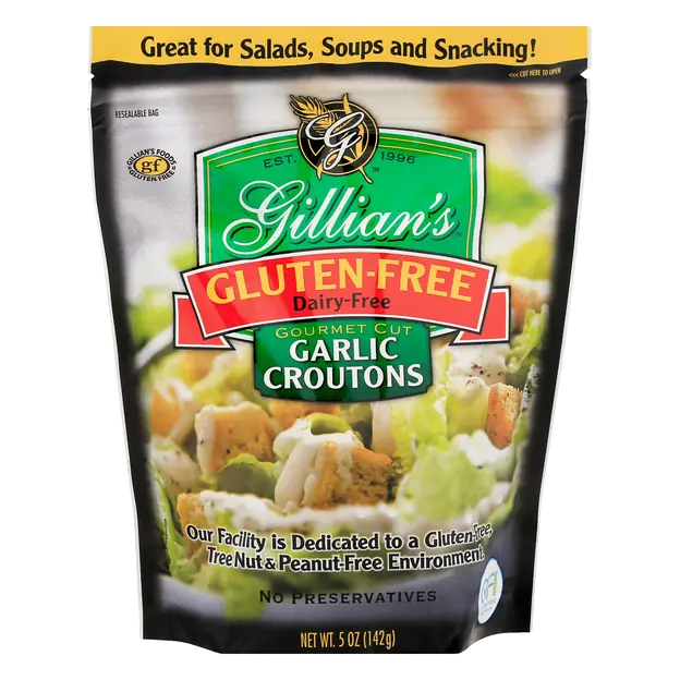 Gluten & Dairy Free Gourmet Cut Garlic Croutons