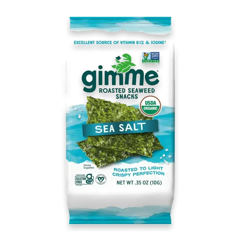 Gimme Organic Sea Salt Roasted Seaweed Snacks