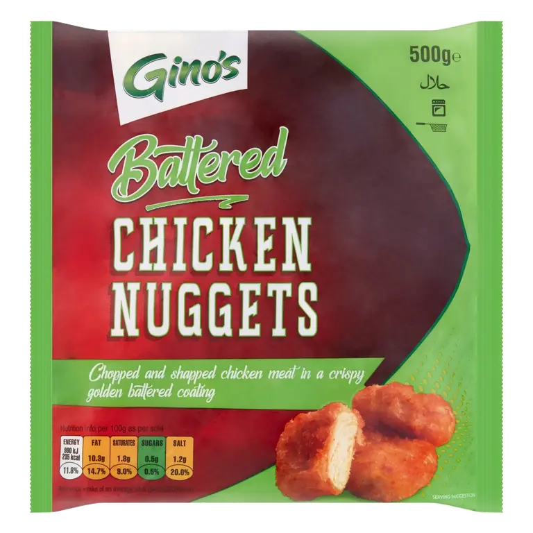 Battered Chicken Nuggets 500g