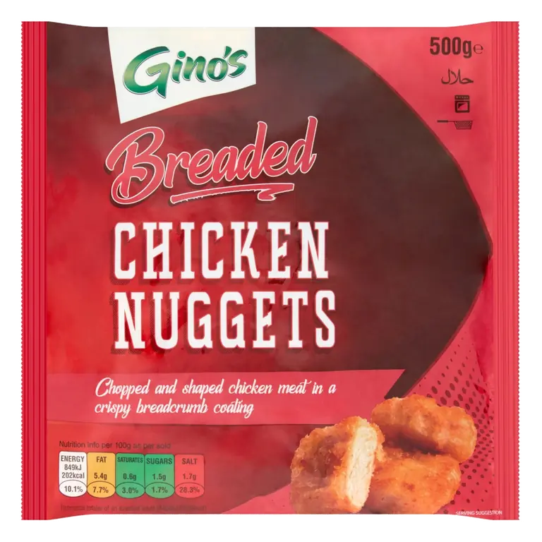Breaded Chicken Nuggets 500g