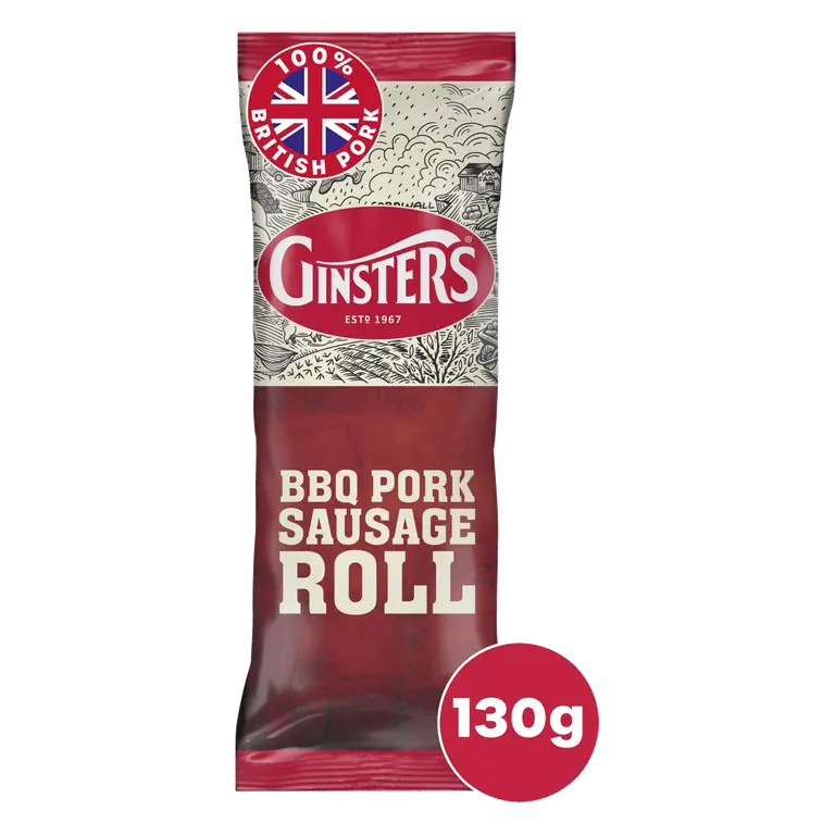 Ginsters Limited Edition BBQ Pork Sausage Roll 130g