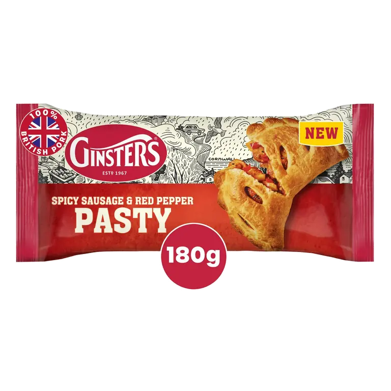 Spicy Sausage & Red Pepper Pasty 180g