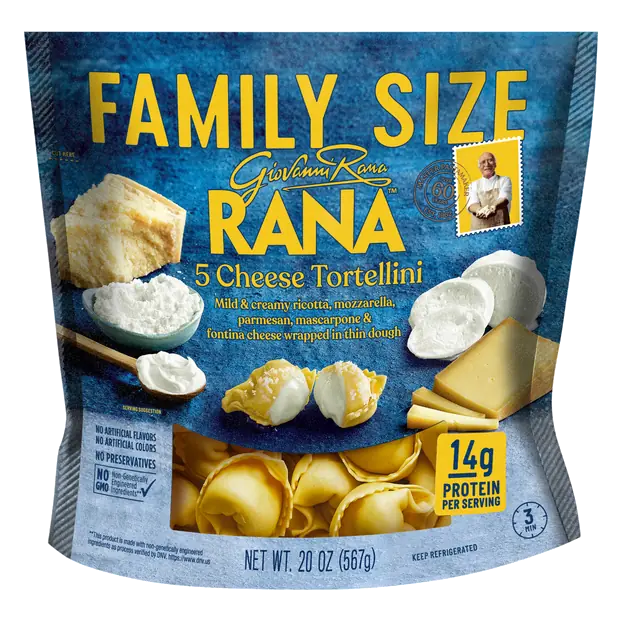 5 Cheese Tortellini Pasta Family Size Fresh