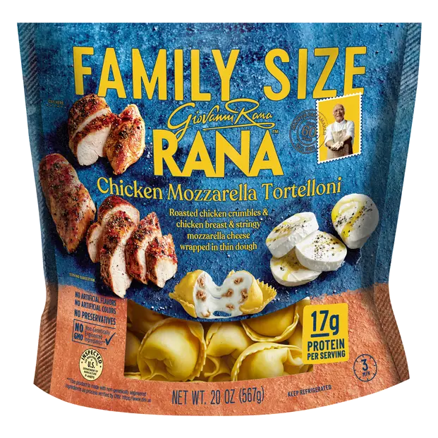 Chicken Mozzarella Tortelloni Pasta Family Size Fresh
