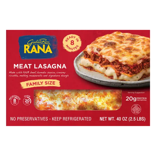 Meat Lasagna Family Size Fresh