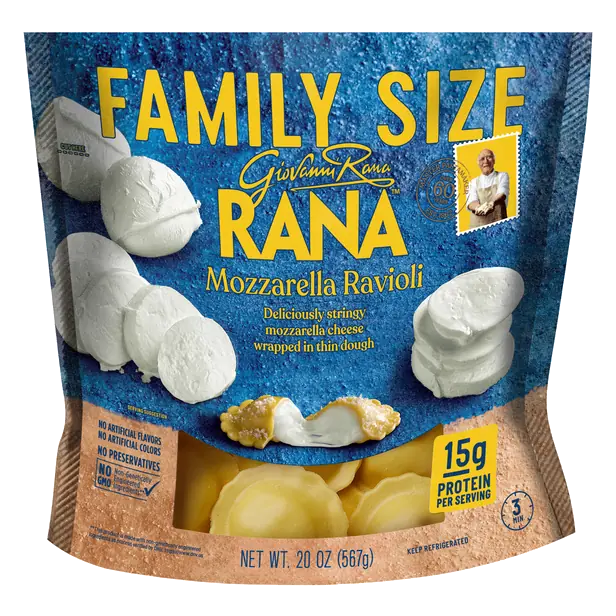 Mozzarella Cheese Ravioli Pasta Family Size Fresh