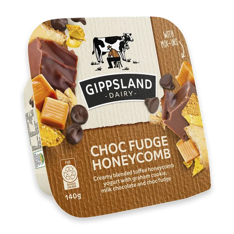 Choc Fudge Honeycomb Yoghurt