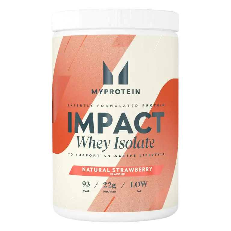 Myprotein Impact Whey Isolate Natural Strawberry Flavour 480g