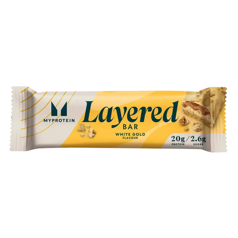 Myprotein White Gold Flavour Layered Protein Bar 60g