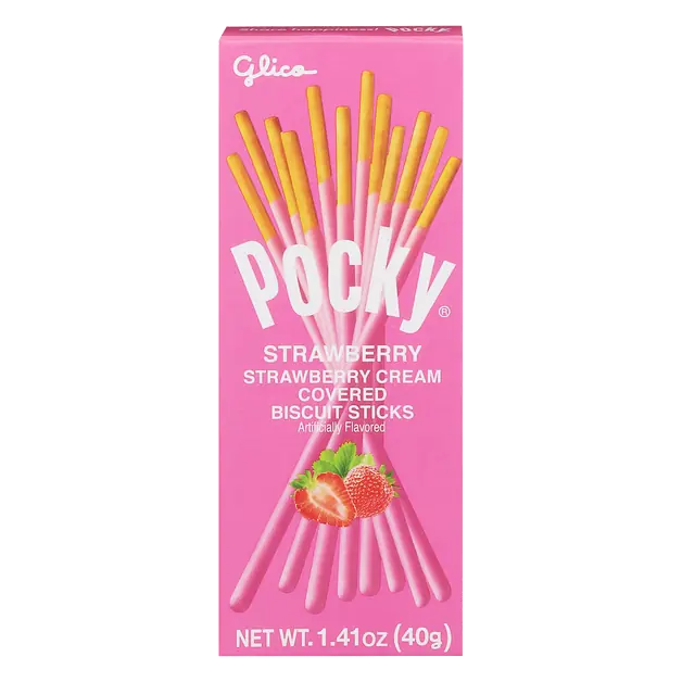 Pocky Biscuit Sticks Strawberry Cream Covered