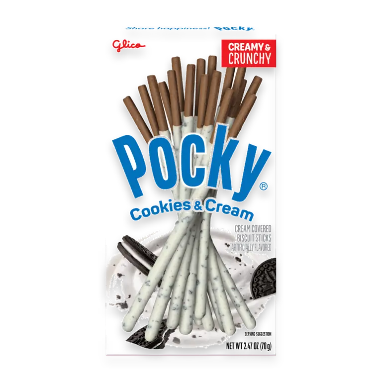 Pocky Cookies & Cream Covered Biscuit Sticks