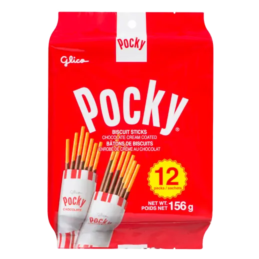 Biscuit Sticks Chocolate 12 Packs 156 g