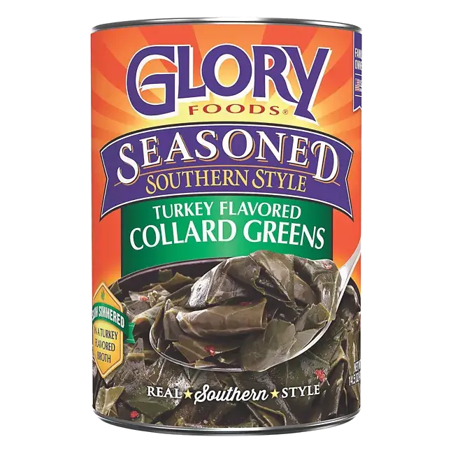 Collard Greens, Turkey Flavored, Southern Style, Seasoned