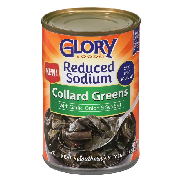 Reduced Sodium Southern Style Collard Greens