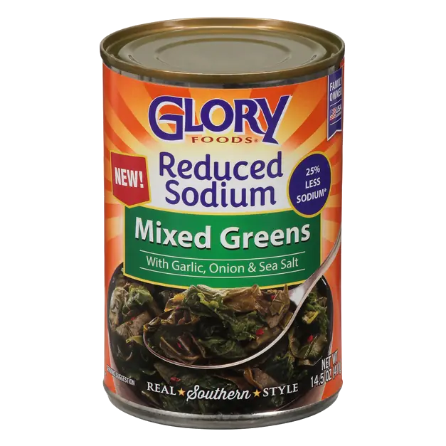 Reduced Sodium Southern Style Mixed Greens