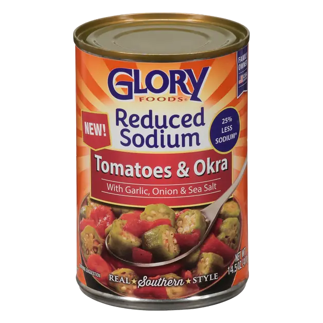 Reduced Sodium Southern Style Tomatoes & Okra