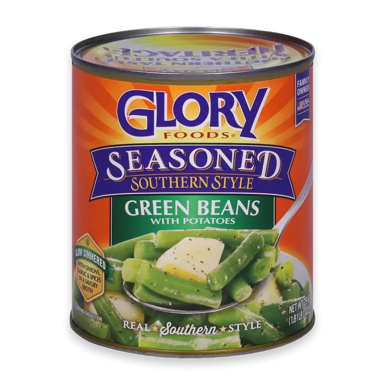 Seasoned Southern Style Green Beans With Potatoes
