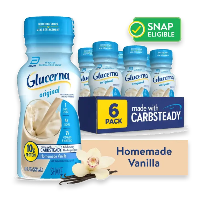 Original Nutritional Shake, Homemade Vanilla, 8-fl-oz, 6 Count