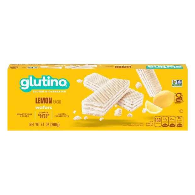 Gluten Free Lemon Wafers Cookies