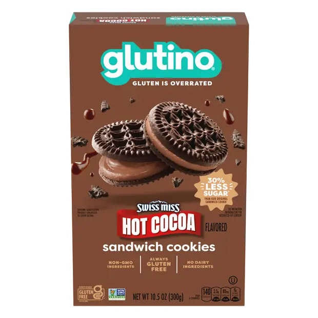 Gluten Free Swiss Miss Hot Cocoa Sandwich Cookies
