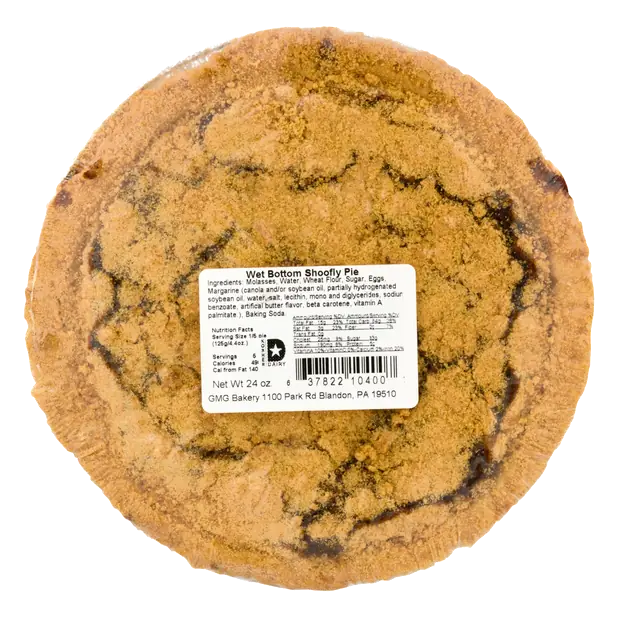 Bakery Shoofly Pie 8 Inch