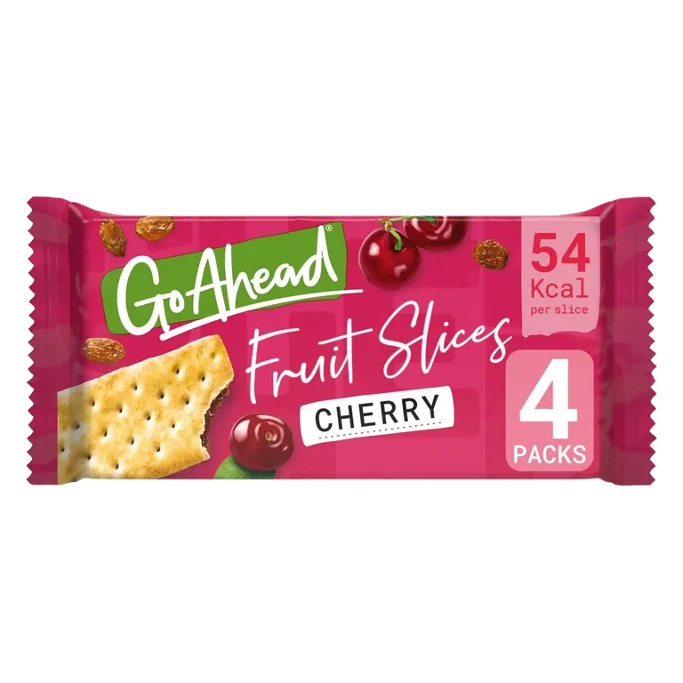 Cherry Crispy Fruit Slices 4 x 43.6g