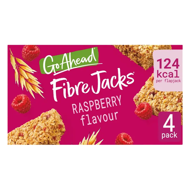 Fibre Jacks Raspberry Snack Bars 4 Pack Multipack
